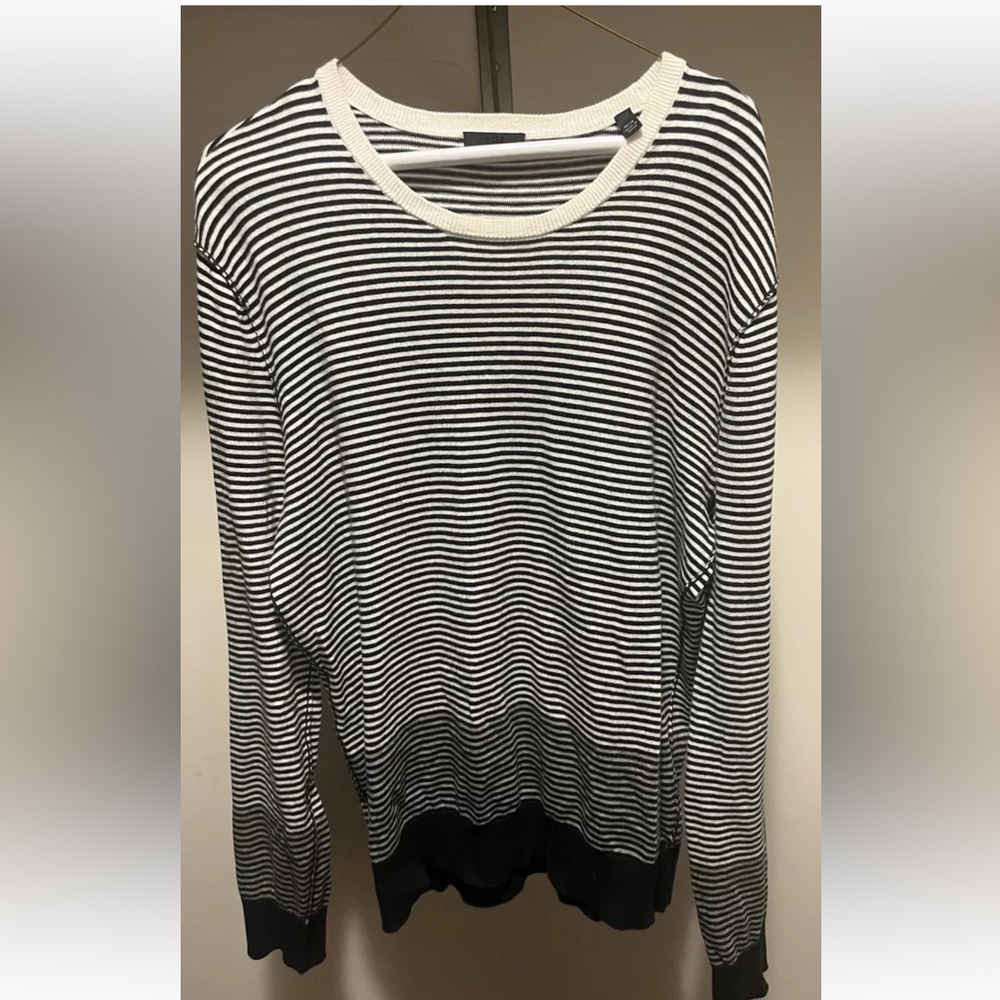 ATM Anthony Thomas Melillo Stripe Colorblock Sweater NWT